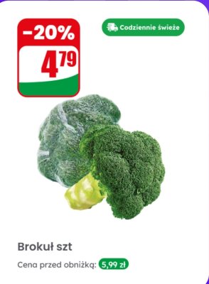 Brokuł szt promocja w Dino