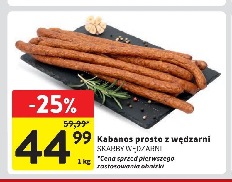 Kabanosy z masarni Skarby wędzarni promocja