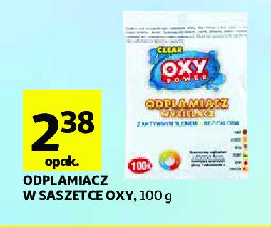 Odplamiacz-wybielacz CLEAR OXY promocja