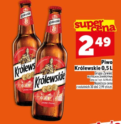 Piwo Królewskie 0,5 L promocja w TOPAZ