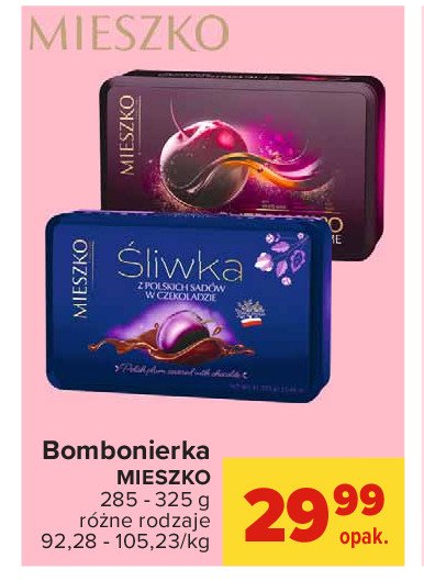 Bombonierka puszka Mieszko cherrissimo promocja