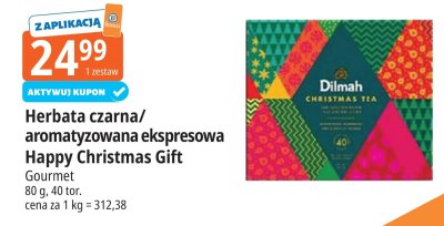 Herbata czarna/aromatyzowana ekspresowa Happy Christmas Gift promocja w Leclerc