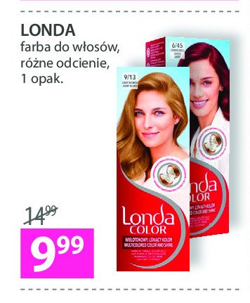 Farba do włosów 6/45 Londa color promocja