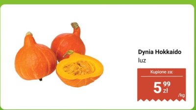 Dynia Hokkaido luz Biedronka promocja w Biedronka