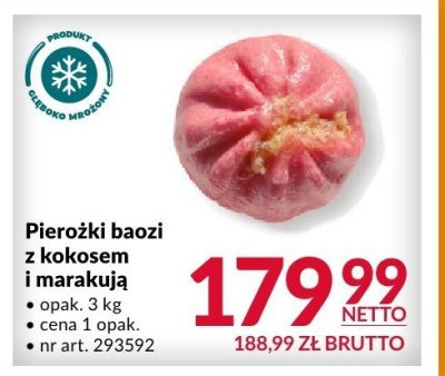 Pierożki baozi z kokosem i marakują promocja w Makro