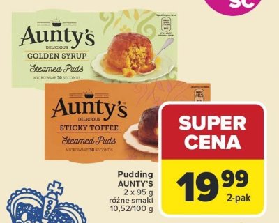 Pudding Golden Syrup 2-pak AUNTY'S promocja w Carrefour