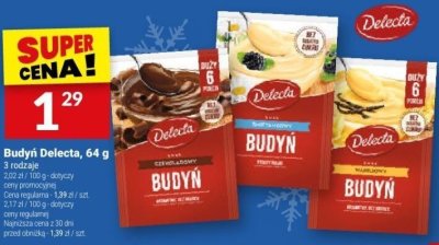 Budyń Delecta, 64 g promocja w Twój Market