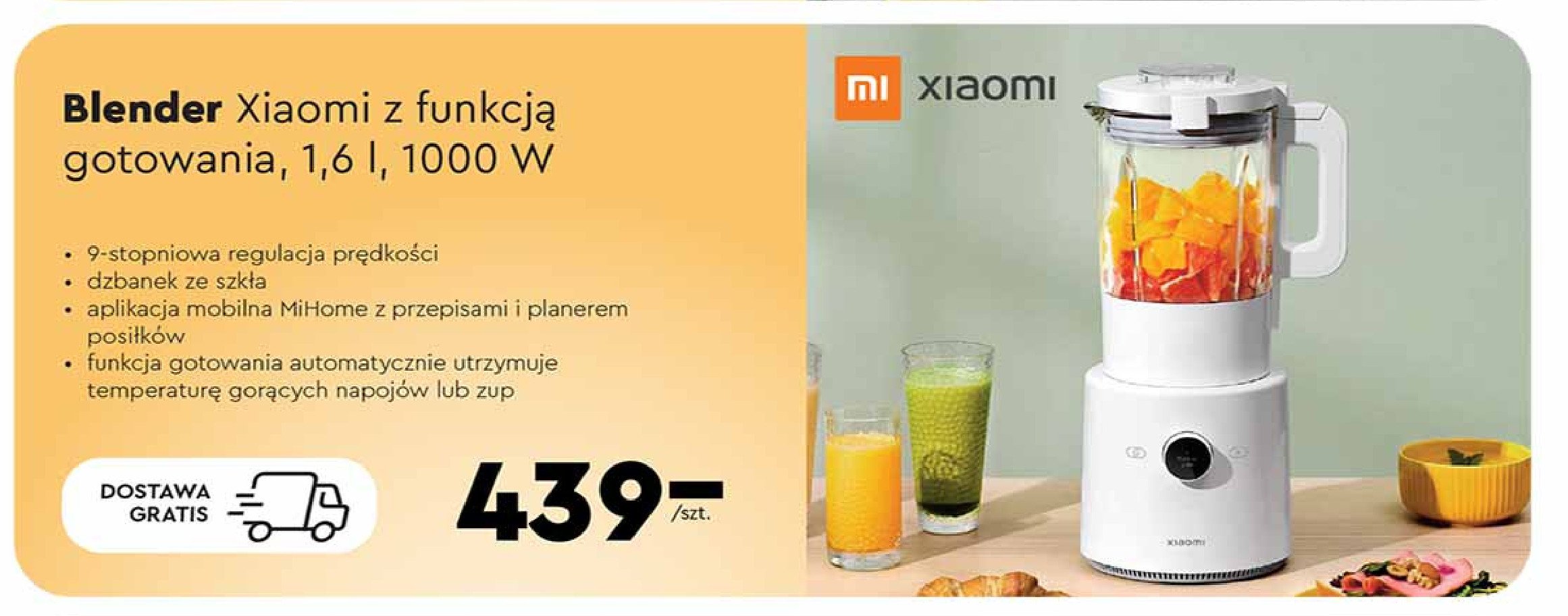 Blender deerma nu005 Xiaomi promocja