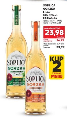 Likier Soplica Gorzka promocja w Kaufland