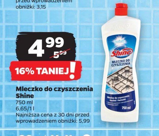 Mleczko do czyszczenia Shine classic promocja w Netto