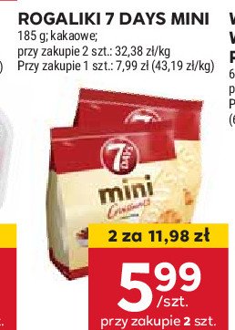 Mini rogaliki kakaowe 7 days mini promocja