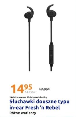 Słuchawki douszne typu in-ear Fresh 'n Rebel Różne warianty promocja w Action