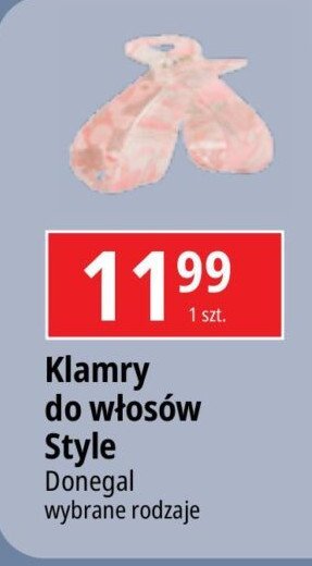 Klamra do w艂os贸w Donegal promocja
