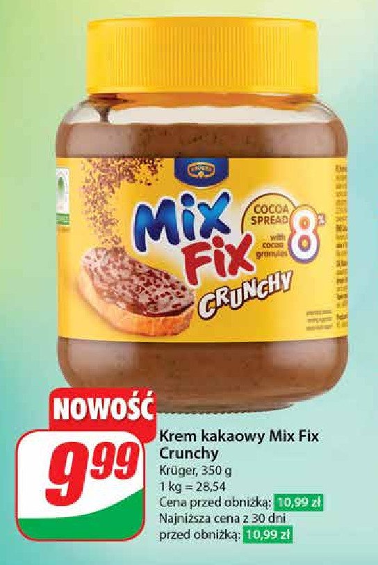 Krem kakaowo-orzechowy Kruger mix fix promocja