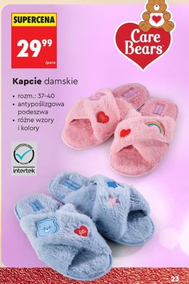 Kapcie damskie Care Bears 37-40 promocja w Biedronka
