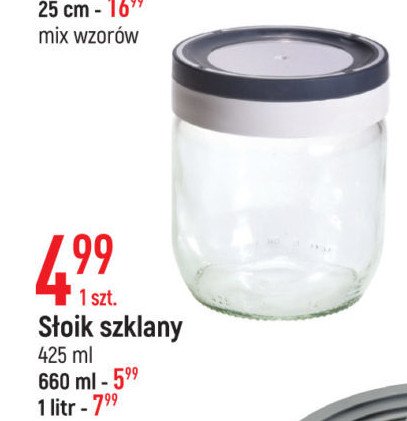 S艂oik szklany z pokrywk膮 1 l Excellent houseware promocja