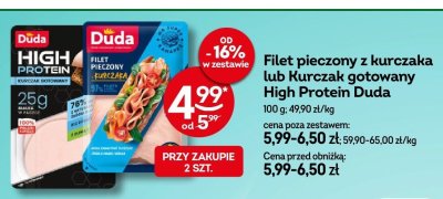 Kurczak gotowany High Protein Duda promocja w Żabka