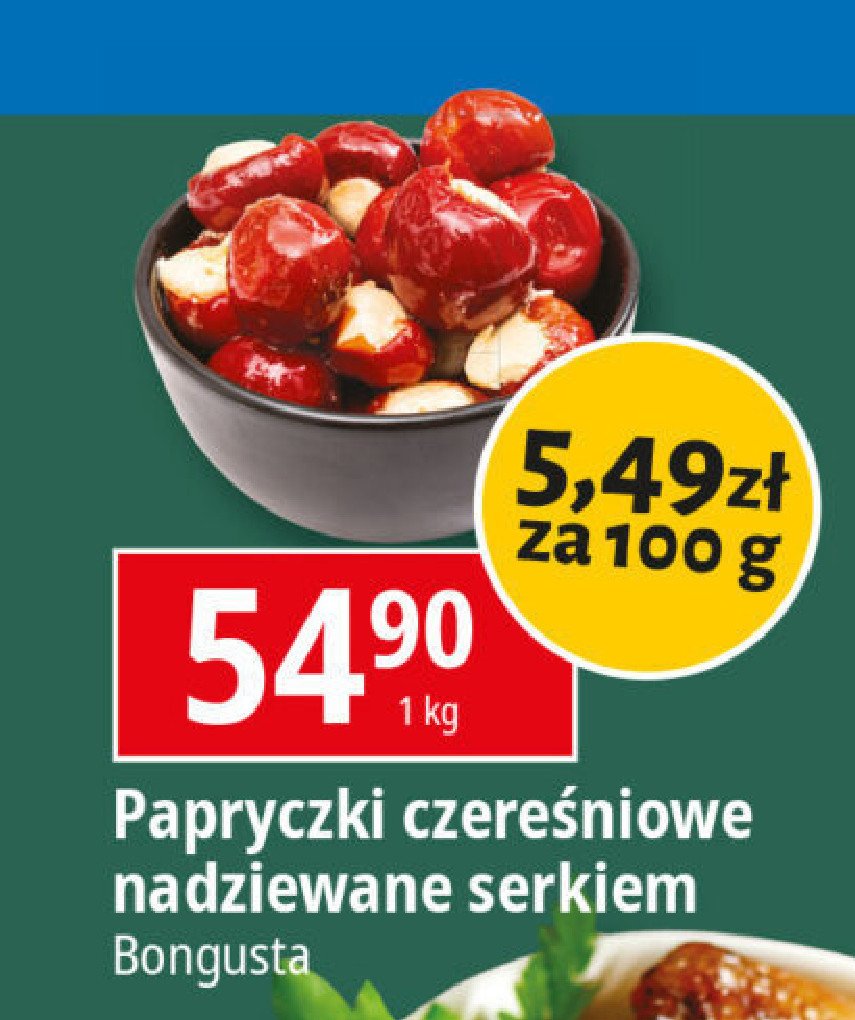 Papryczki czereśniowe nadziewane serem promocja