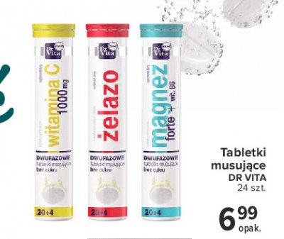 Tabletki musujące wiamina c Dr vita promocja