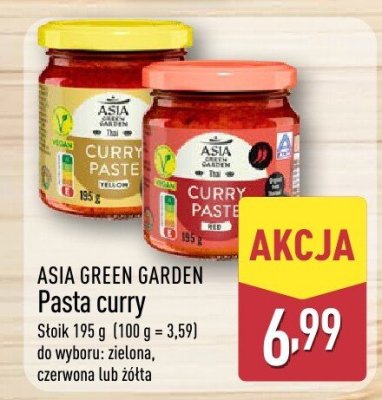 Pasta curry czerwona Asia Green Garden promocja w Aldi