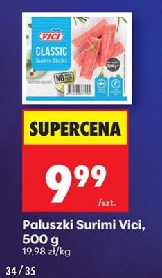 Paluszki Surimi  promocja w Biedronka