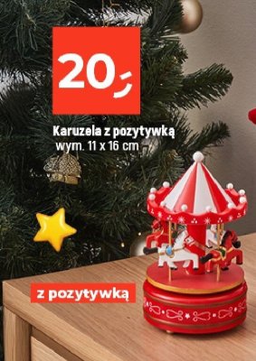 Karuzela z pozytywką wym. 11 x 16 cm promocja w Dealz