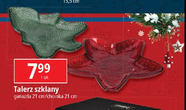 Talerz choinka 21 cm promocja