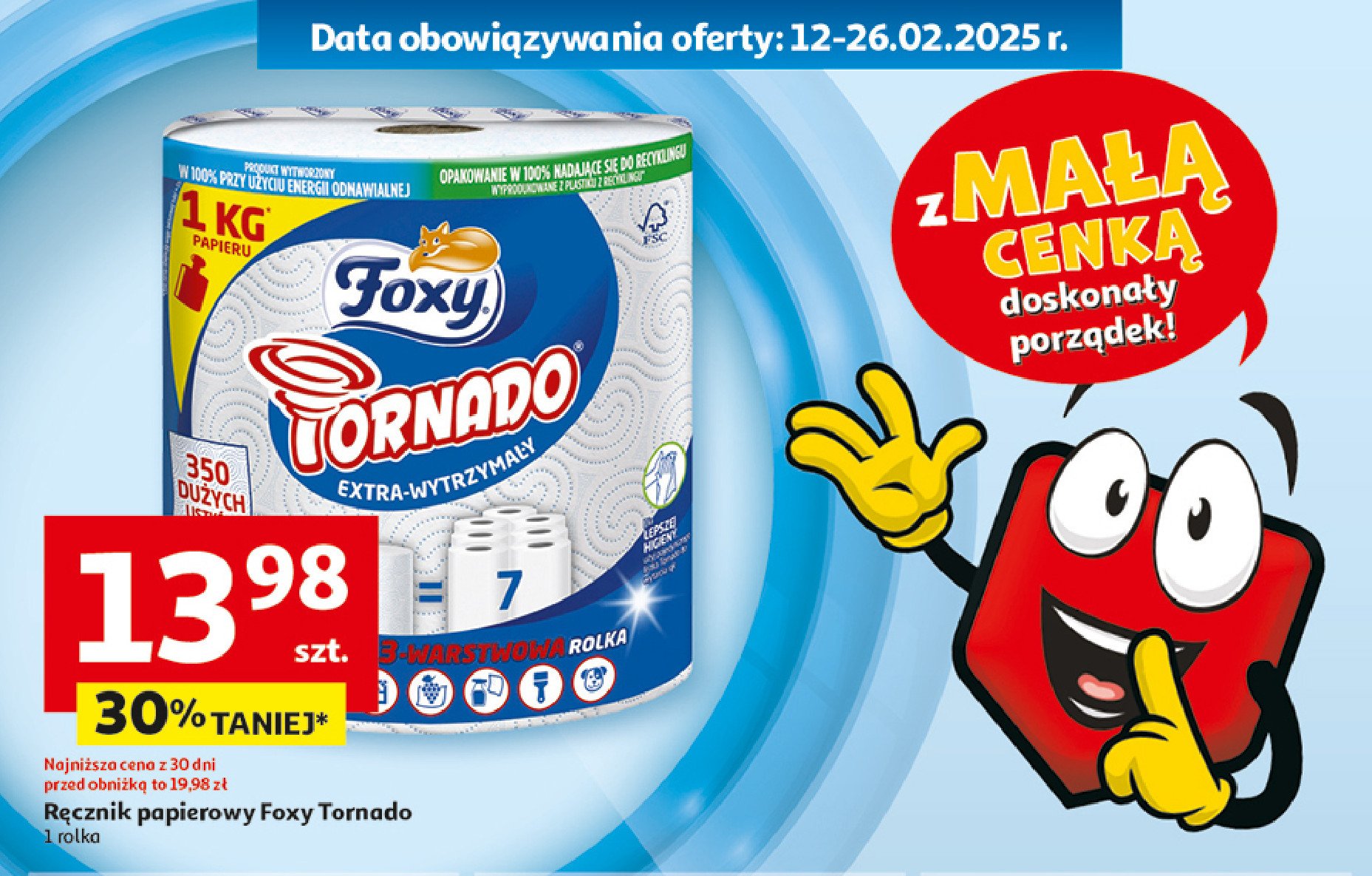 Ręcznik kuchenny Foxy tornado promocja