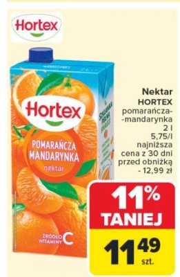 Nektar pomarańcza-mandarynka Hortex promocja