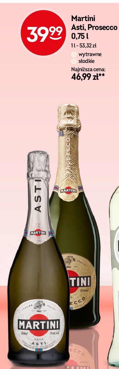 Wino Martini prosecco promocja