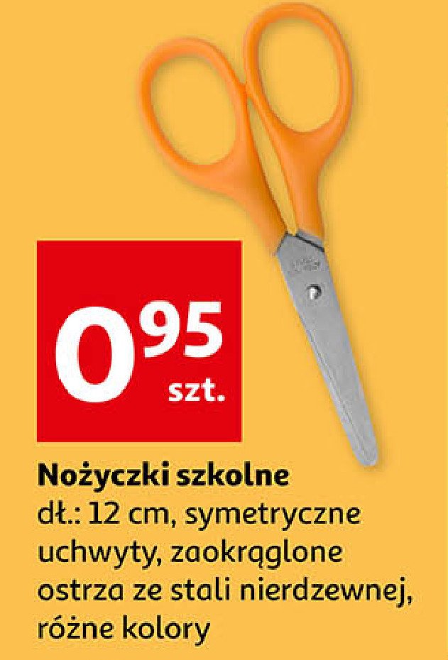 Nożyczki szkolne 12 cm promocja