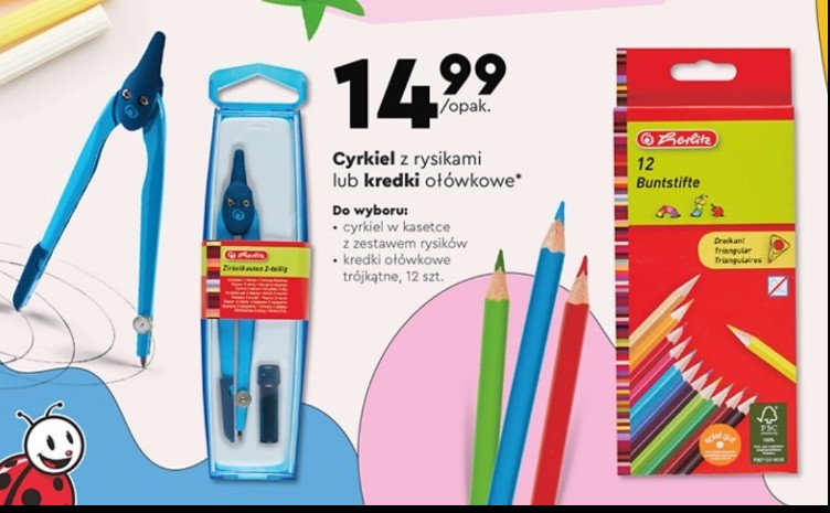 Kredki trilino 12 kolor贸w Herlitz promocja
