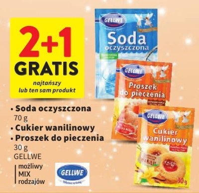 Cukier wanilinowy GELLWE promocja w Intermarche