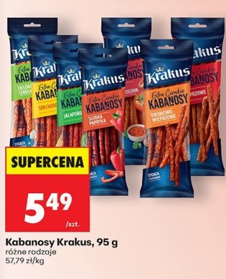 Kabanosy, różne rodzaje promocja w Biedronka