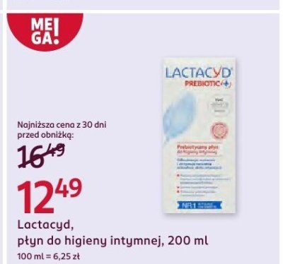 Płyn do higieny intymnej Prebiotic+ promocja w Rossmann