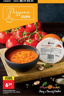 Zupa pomidorowa z makaronem orzo promocja w Biedronka