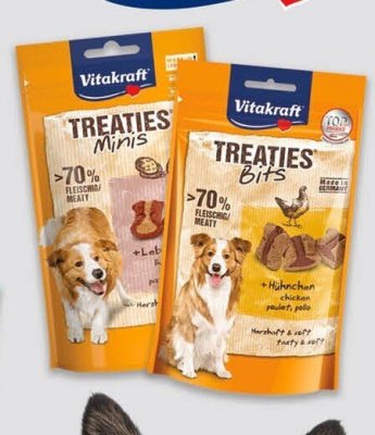 Przysmaki dla psa Treaties promocja w POLOmarket