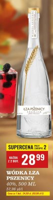 Wódka Łza Pszenicy 40% 500 ml promocja w Biedronka
