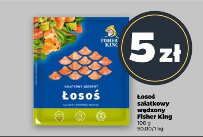Łosoś sałatkowy wędzony promocja w Netto