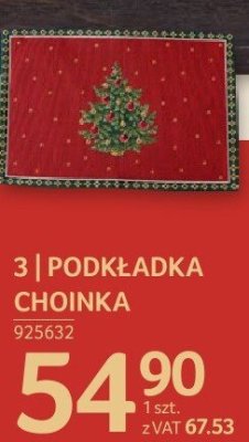 Podkładka choinka promocja w Selgros