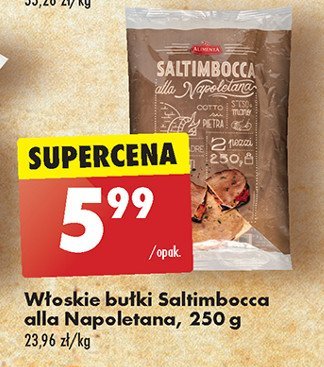 Bułki włoskie saltimbocca alla napoletana ALIMENTA promocja w Biedronka