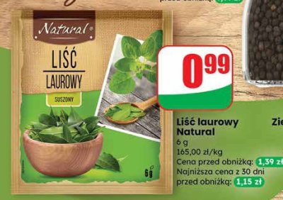 Liść laurowy Natural promocja w Dino