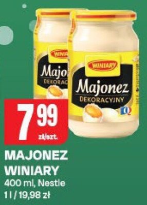 Majonez Winiary 400 ml, Nestle promocja w Chorten