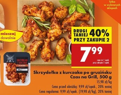 Skrzydełka z kurczaka po gruzińsku Czas na grill promocja