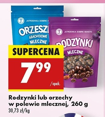 Rodzynki w czekoladzie Jutrzenka dobre miasto promocja