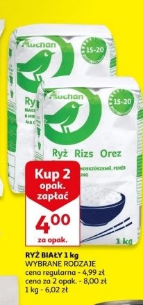 Ryż biały Auchan promocja