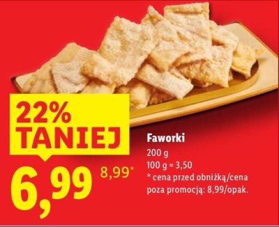 Faworki promocja w Lidl