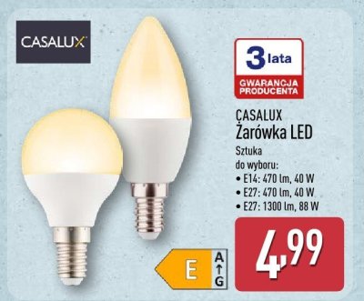 Żarówka led 5.5w e14 40w Pila promocja w Aldi