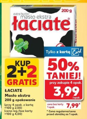 Masło ekstra 200 g  promocja w Kaufland