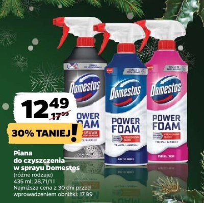 Piana do czyszczenia w sprayu różne rodzaje Domestos promocja w Netto